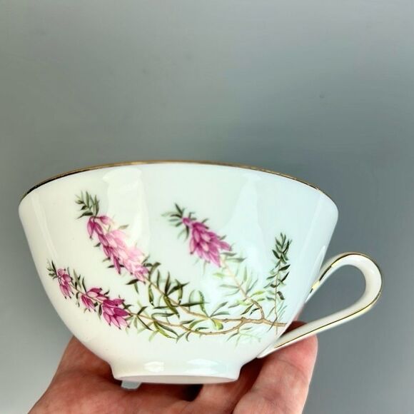 Hutschenreuther Heather White Collection Tea Cup Saucer Desert Plate Bavaria - Picture 8 of 16